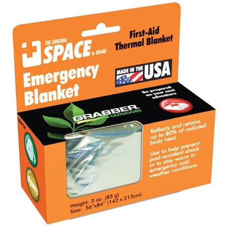 Space Space 127010 Emergency Blanket - Silver 127010